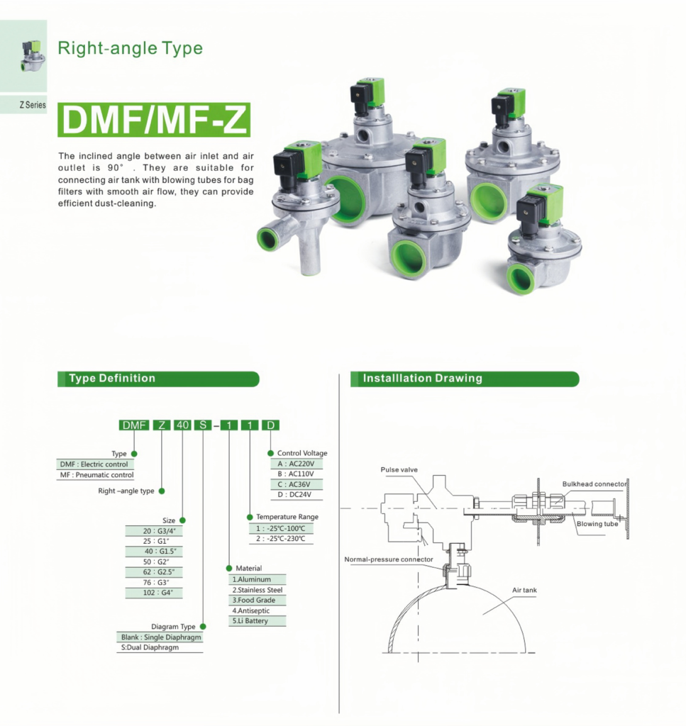 DMF-Z dust collector valve
