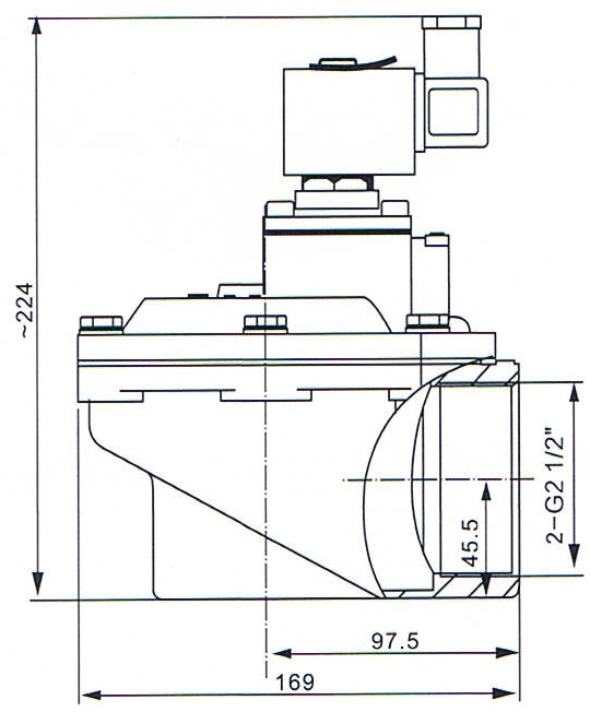 SCG353A051 ASCO Valve size